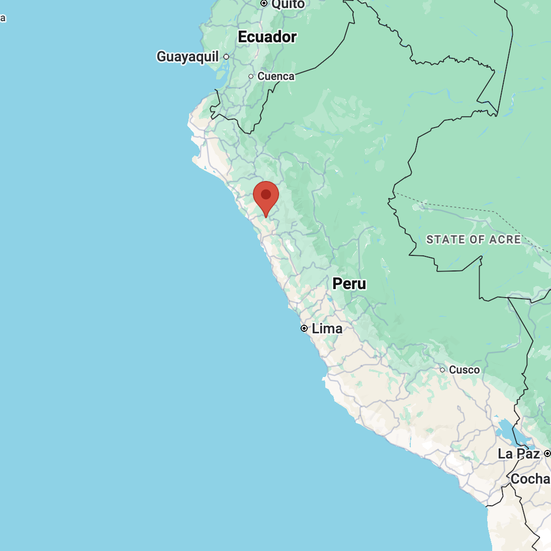 Paraiso Map